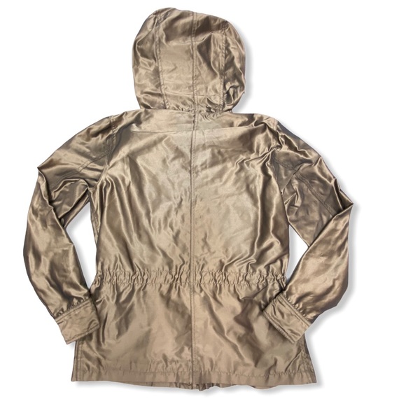 Lauren Ralph Lauren Bronze Metallic Utility Jacket - Picture 8 of 9
